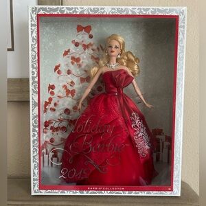 Mattel Barbie Collector Holiday Barbie 2012 Doll in Red Gown